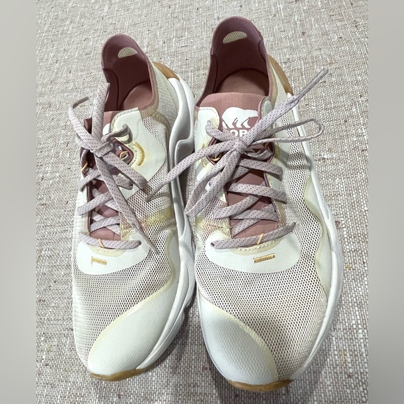 Sorel Women's Sneakers in White and Pink - Picture 16 of 16